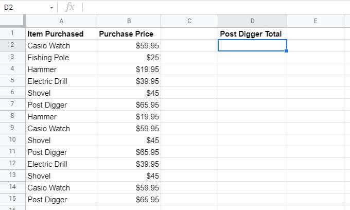 Slik bruker du SUMIF i Google Sheets