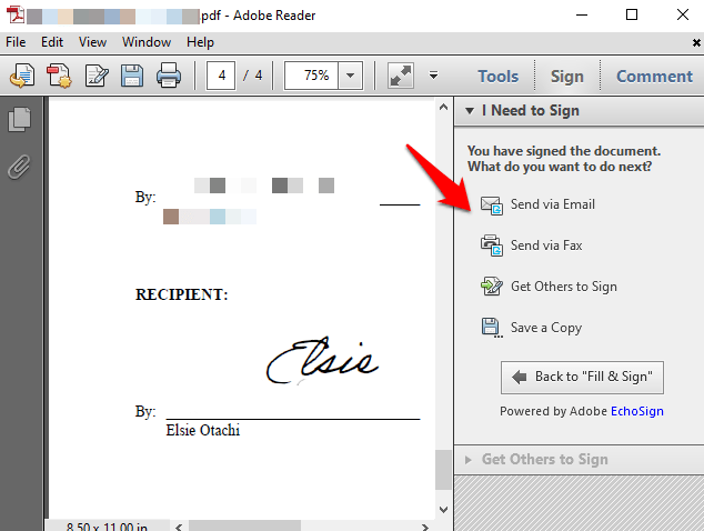 Com signar un fitxer PDF a Windows