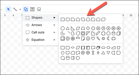 Ako pridať tvary v Dokumentoch Google