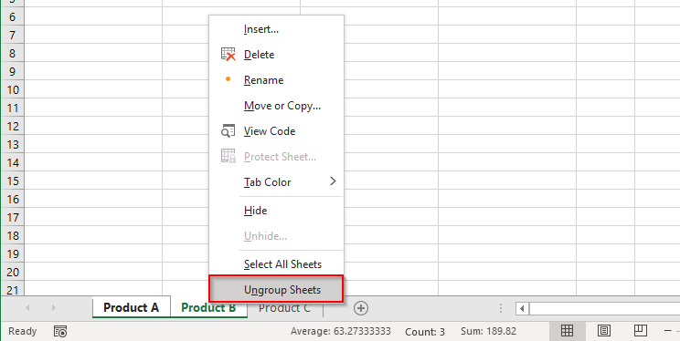 Com agrupar fulls de treball a Excel