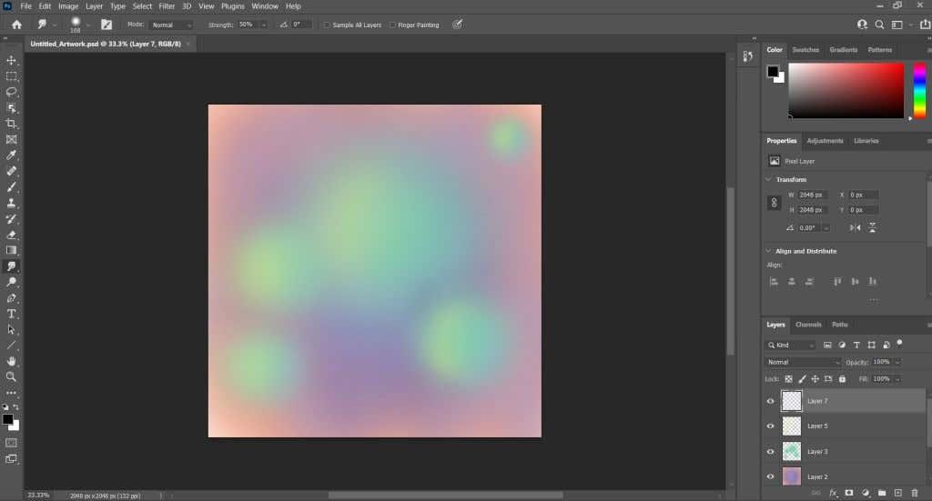 Как да прехвърлите изкуство в Procreate към Photoshop със слоеве