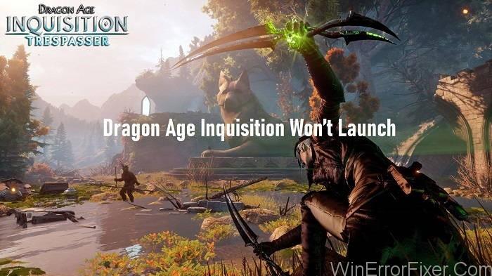 Napaka Dragon Age Inquisition ne bo zagnala {rešeno}