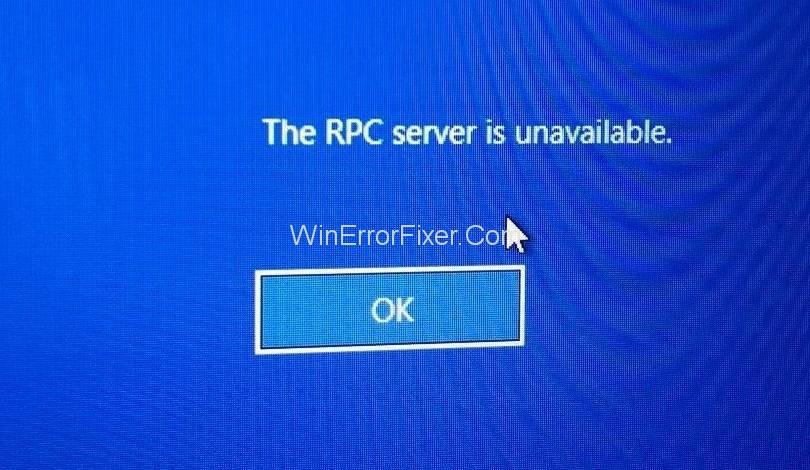 El servidor RPC no està disponible a Windows 10