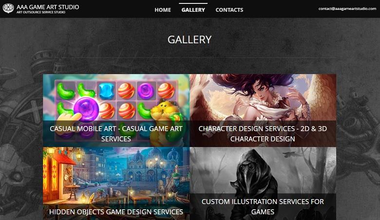 AAA Game Art Studio: la millor subcontractació d'art del joc