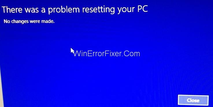Hi va haver un problema en restablir l'error de l'ordinador {Resolt}