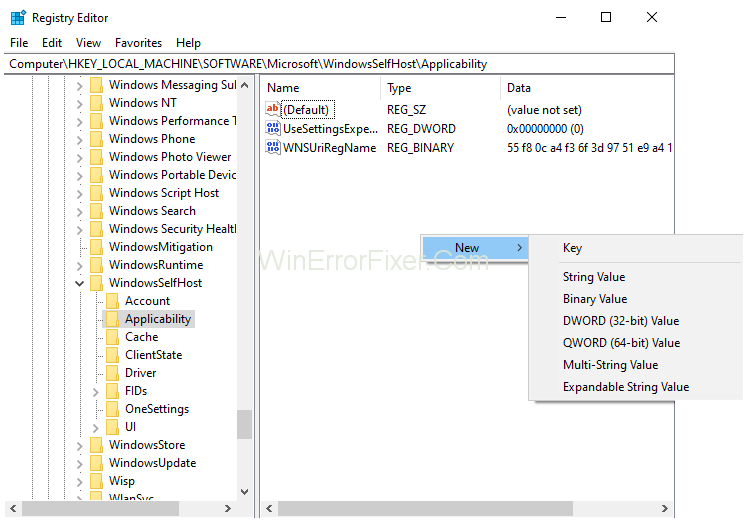 Falta el registre del servei o hi ha un error corrupte a Windows 10