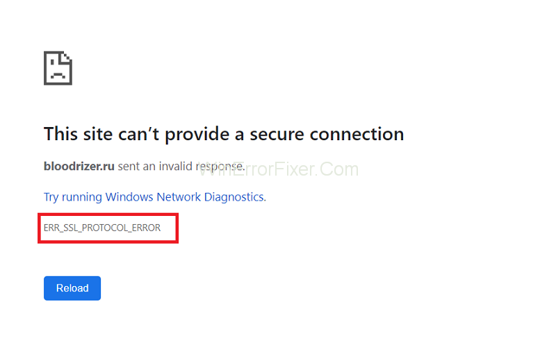 Err_SSL_Protocol_Error u Google Chromeu {Rješeno}