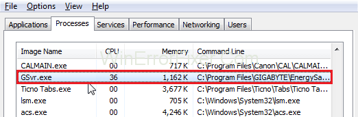 Que é GSvr.exe, é seguro ou un virus, deberías eliminalo?