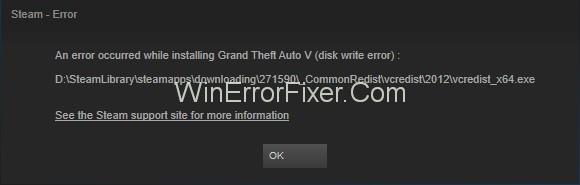 Error d'escriptura del disc de Steam a Windows 10 {Resolt}