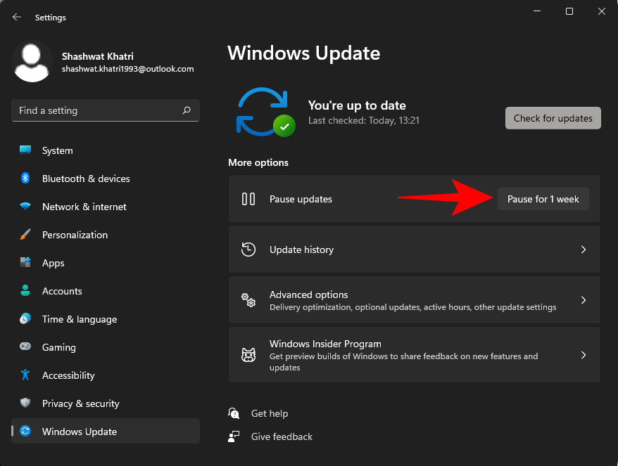 Com desactivar les actualitzacions a Windows 11