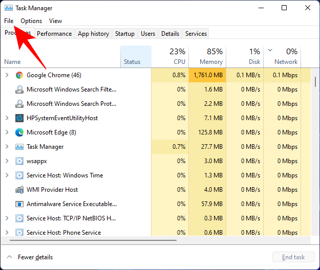 „Windows 11“ užduočių juosta nerodoma?  Kaip pataisyti