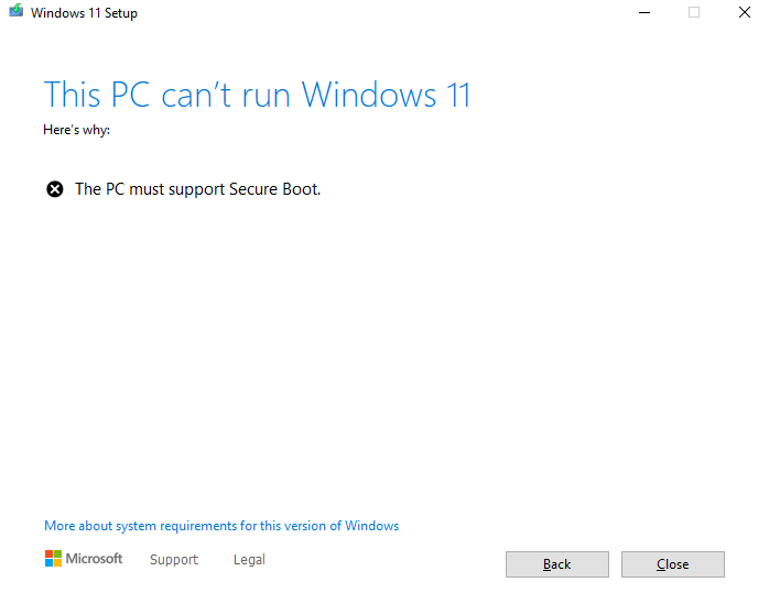 Por que Windows 11 necesita un arranque seguro?