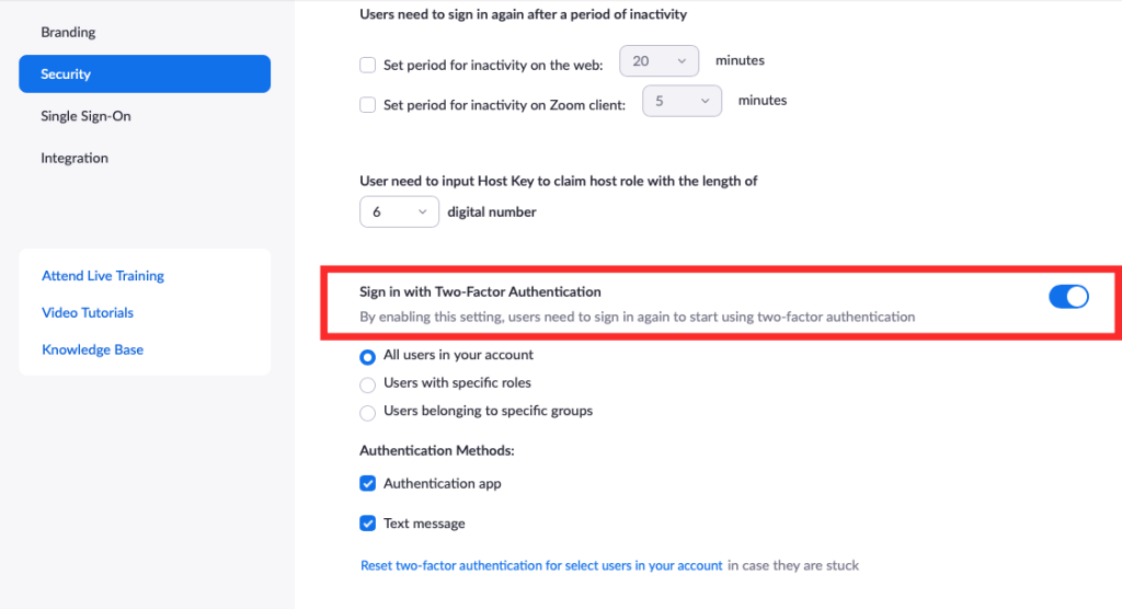 Zoom 2FA: com habilitar, configurar i utilitzar l'autenticació de dos factors