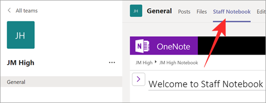 Kaip pridėti ir naudoti „OneNote“ sistemoje „Microsoft Teams“.