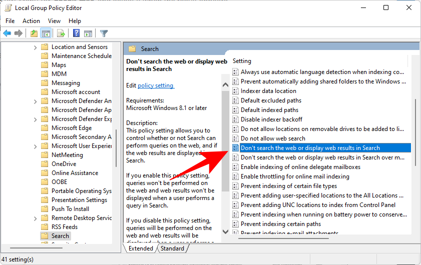Kuidas eemaldada Bing operatsioonisüsteemist Windows 11