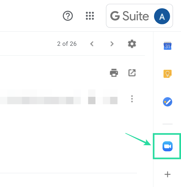 Como iniciar e programar unha reunión de Zoom desde Gmail
