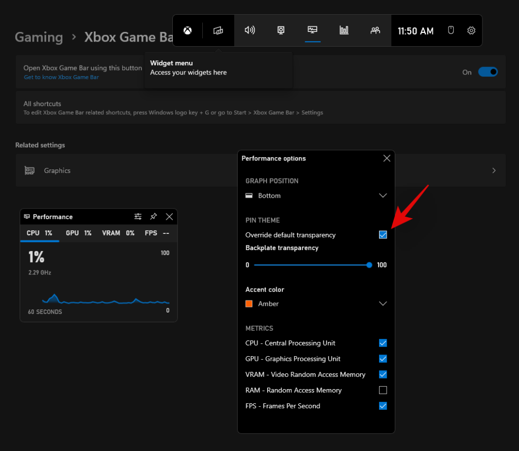 Prazen prostor v opravilni vrstici Windows 11: kako pridobiti statistiko učinkovitosti in več