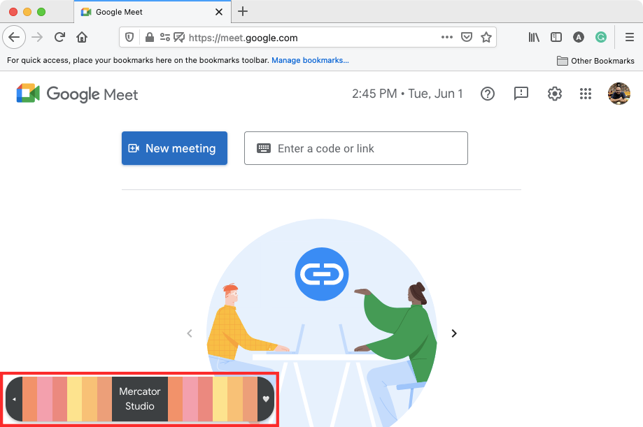 Hur du fryser din skärm eller kamera på Google Meet