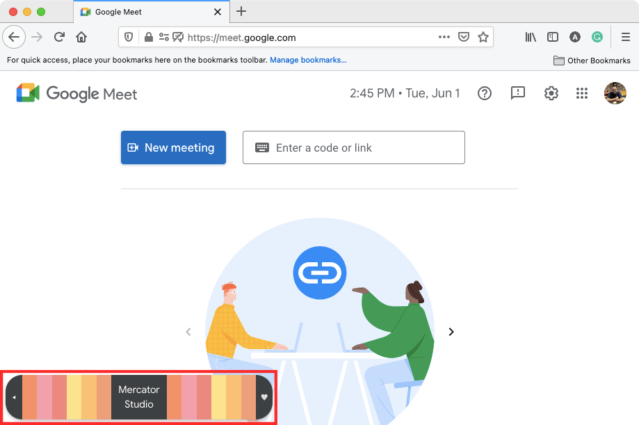 Kuidas Google Meeti ekraani või kaamerat külmutada