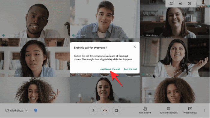Πώς να τερματίσετε τη σύσκεψη στο Google Meet: Οδηγός βήμα προς βήμα