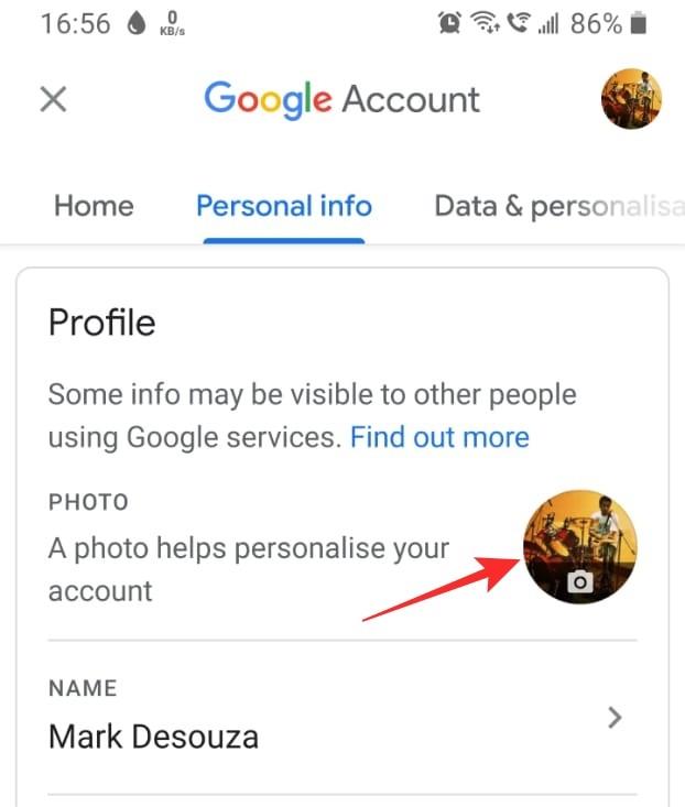 Como cambiar o teu nome en Google Meet en iPhone, Android e PC