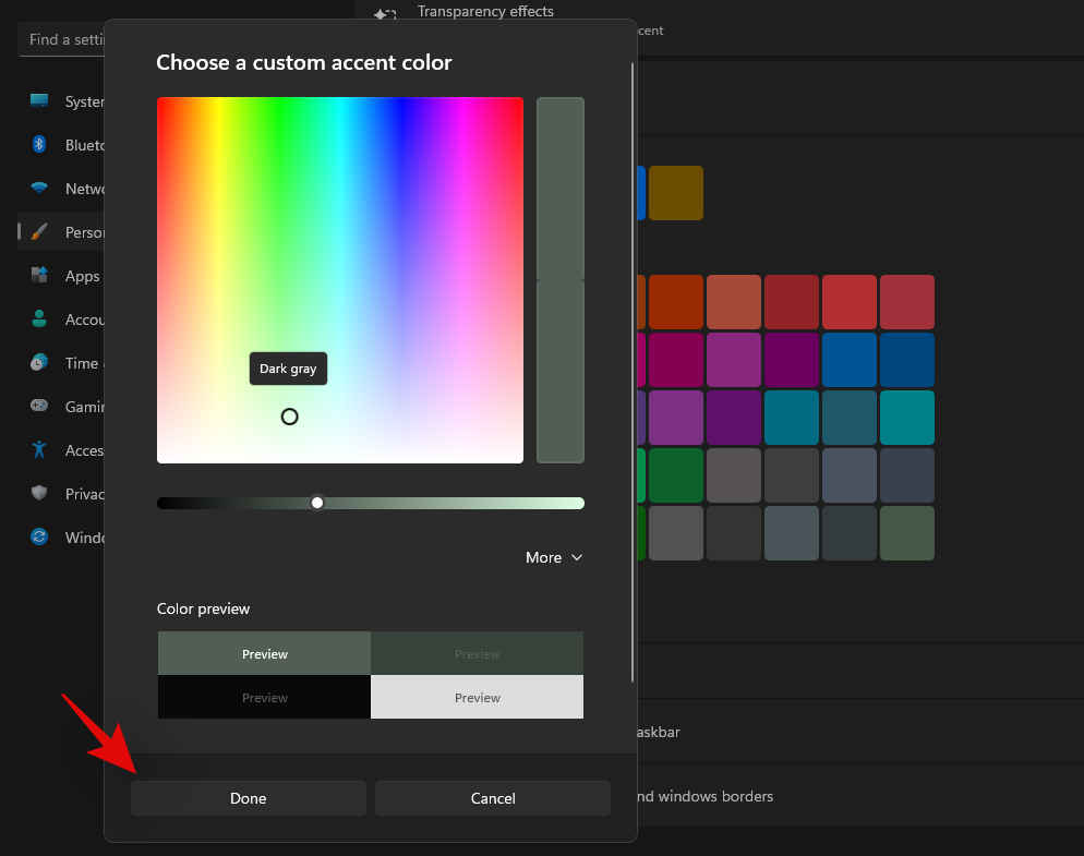 Com canviar el color de la barra de tasques a Windows 11