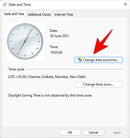 How to Change Time and Date on Windows 11