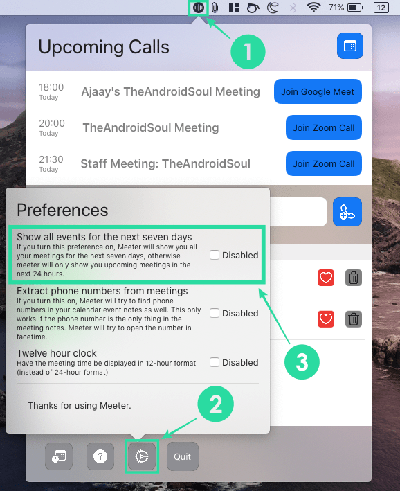 Como unirse a reunións ao instante en Google Meet, Zoom, Microsoft Teams e moito máis nunha Mac