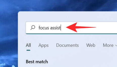 Focus Assist'i kasutamine Windows 11-s