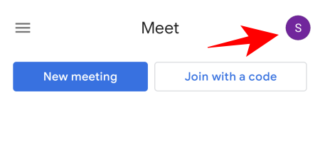 Új fiók hozzáadása a Google Meetben