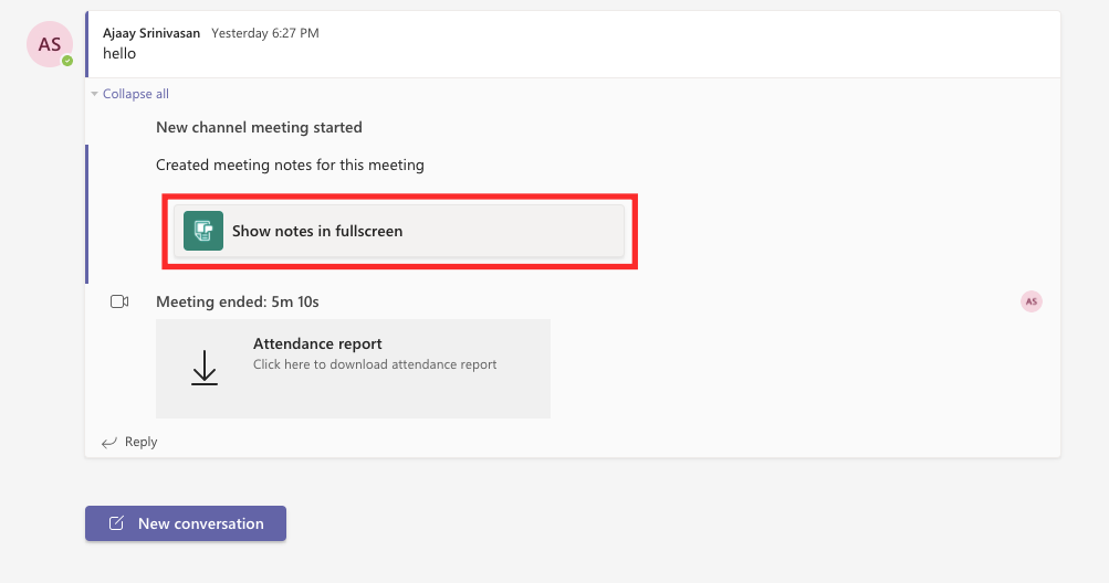 Hvernig á að taka fundarglósur um Microsoft Teams