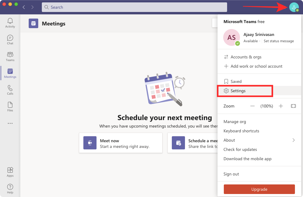 Как да тествате камерата в Microsoft Teams