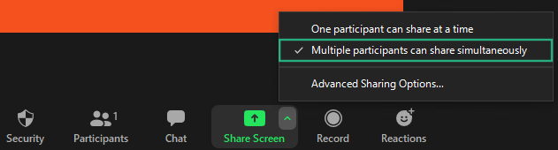 Πώς να επιτρέψετε στους συμμετέχοντες να μοιράζονται την οθόνη στο Zoom