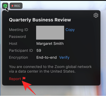 Hur man rapporterar en användare i zoom och vad som händer när du gör det
