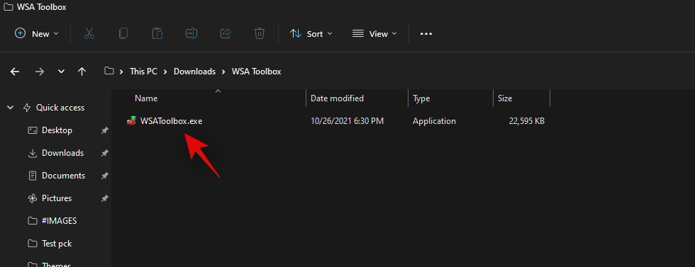 WSA Toolboxin asentaminen ja käyttäminen Windows 11:ssä