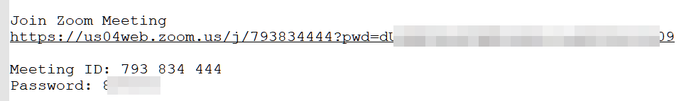 Як отримати пароль зустрічі в Zoom
