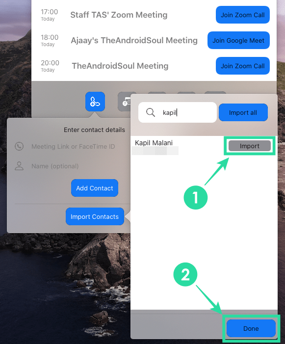 Kā uzreiz pievienoties sapulcēm pakalpojumā Google Meet, Zoom, Microsoft Teams un citur Mac datorā