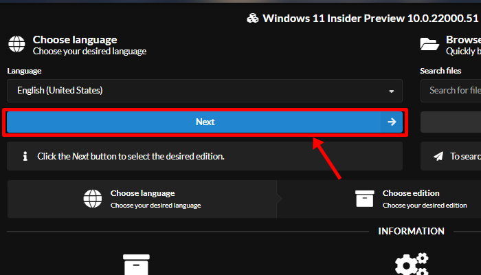 Windows 11 ISO allalaadimine Insider Dev Channel'i loomiseks ise