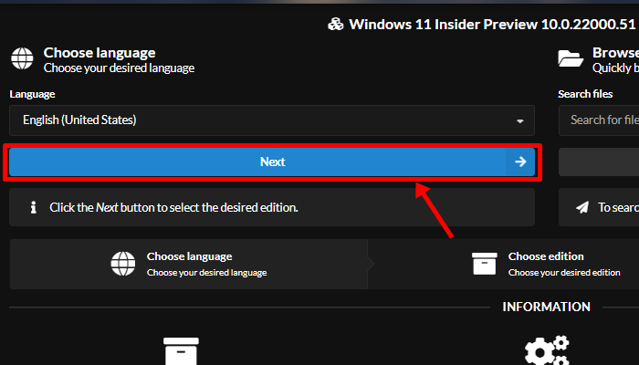 Hvordan laste ned Windows 11 ISO for Insider Dev Channel Bygg selv