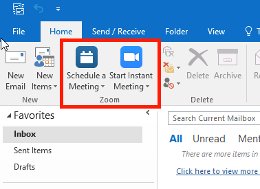 Kuinka lisätä zoomausta Microsoft Outlookiin