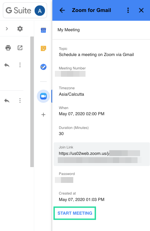 Hvordan starte og planlegge et Zoom-møte fra Gmail