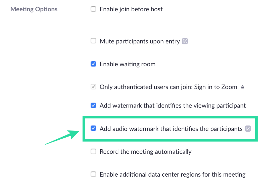 Kako dodati slikovne in zvočne vodne žige na srečanje Zoom, da ga zavarujete