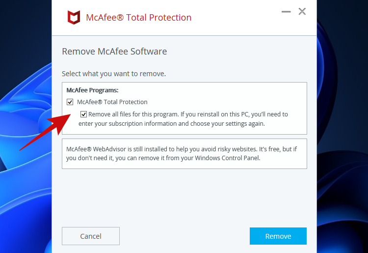 Як видалити McAfee в Windows 11 [5 способів]