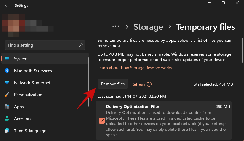 Sådan sletter du midlertidige filer i Windows 11