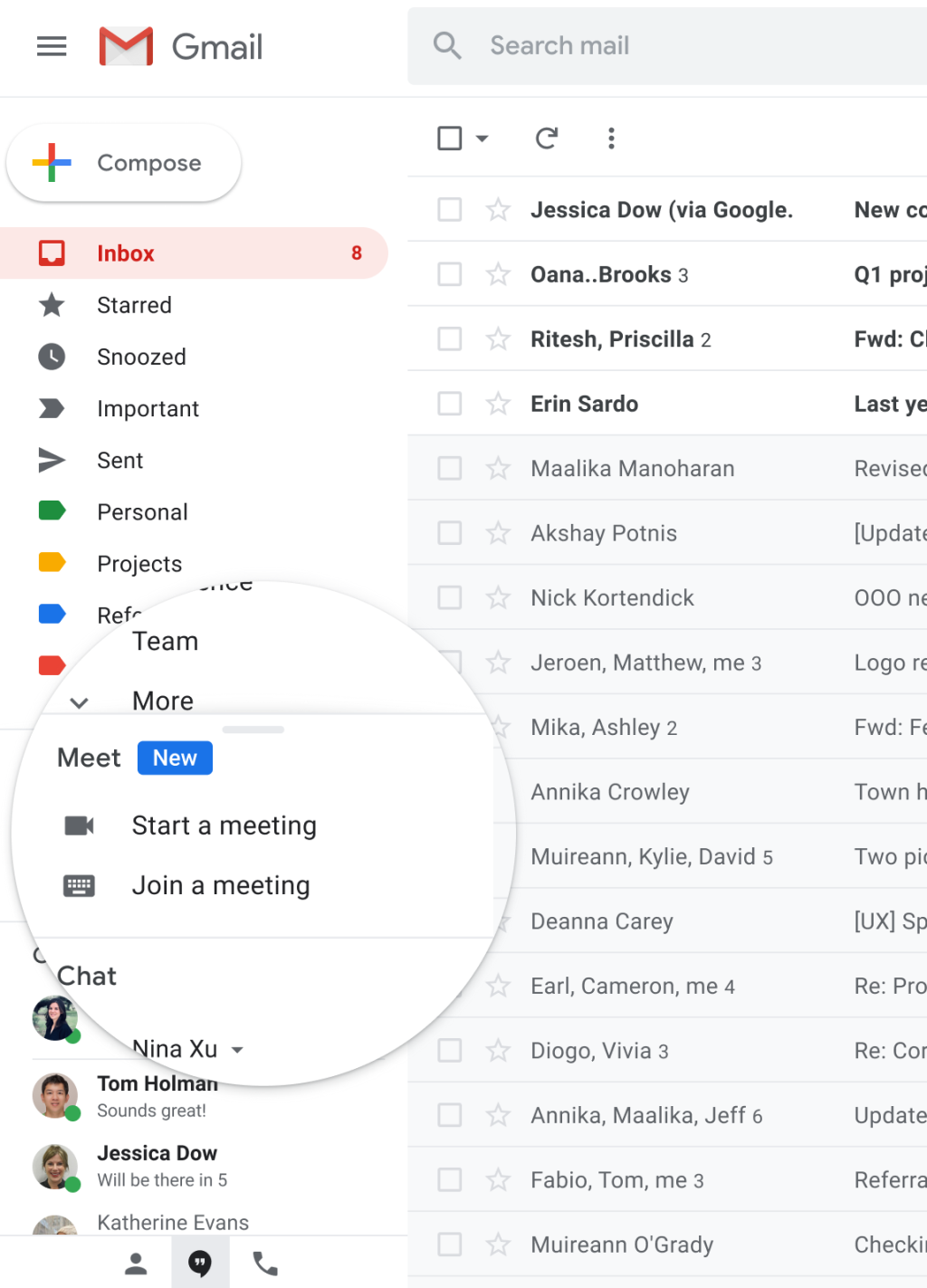 Com utilitzar Google Meet a Gmail: inicia trucades i uneix-te directament des del teu servei de correu electrònic preferit!