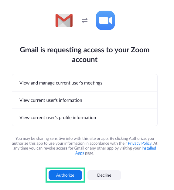 Как да започнете и насрочите среща в Zoom от Gmail