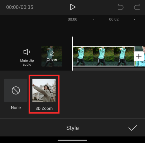 Hvordan gjøre 3D-zoom på Capcut