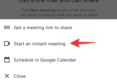 Como presentar un vídeo en Google Meet