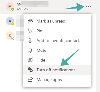 Com aturar les notificacions d'estat d'un usuari a Microsoft Teams per desfer-se dels missatges emergents disponibles ara