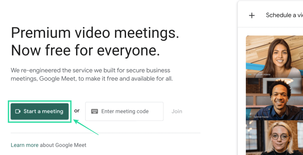Com mostrar el vostre vídeo i utilitzar la pissarra simultàniament a Google Meet